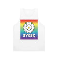 Colorful rainbow unisex tank top