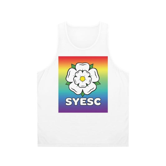 Colorful rainbow unisex tank top