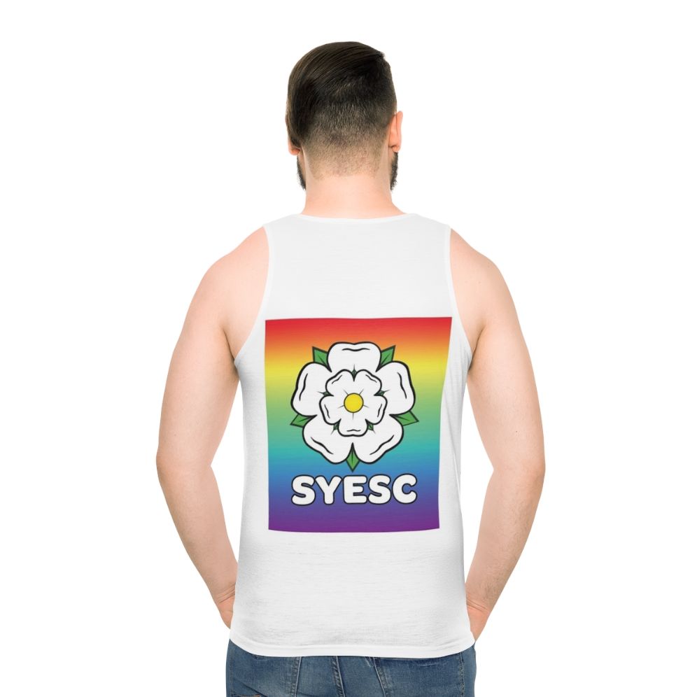 Colorful rainbow unisex tank top