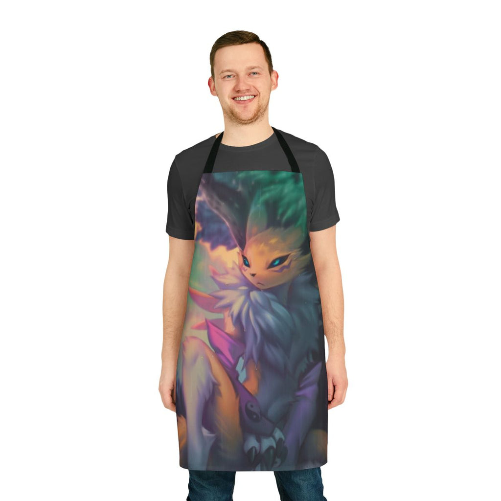 Rainy Renamon-themed apron featuring the popular Digimon character