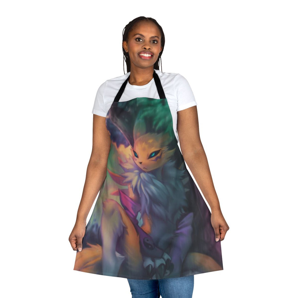Rainy Renamon-themed apron featuring the popular Digimon character
