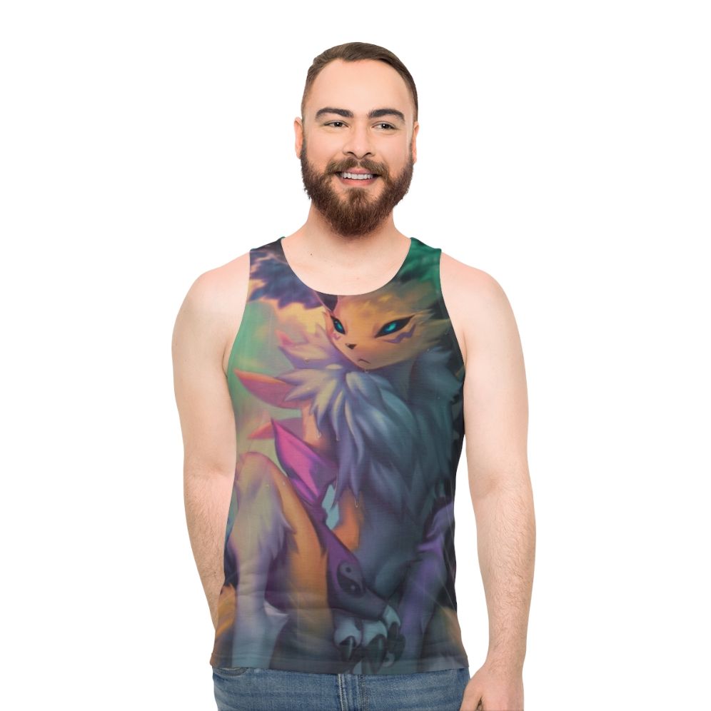 Rainy Renamon Digimon Anime Unisex Tank Top