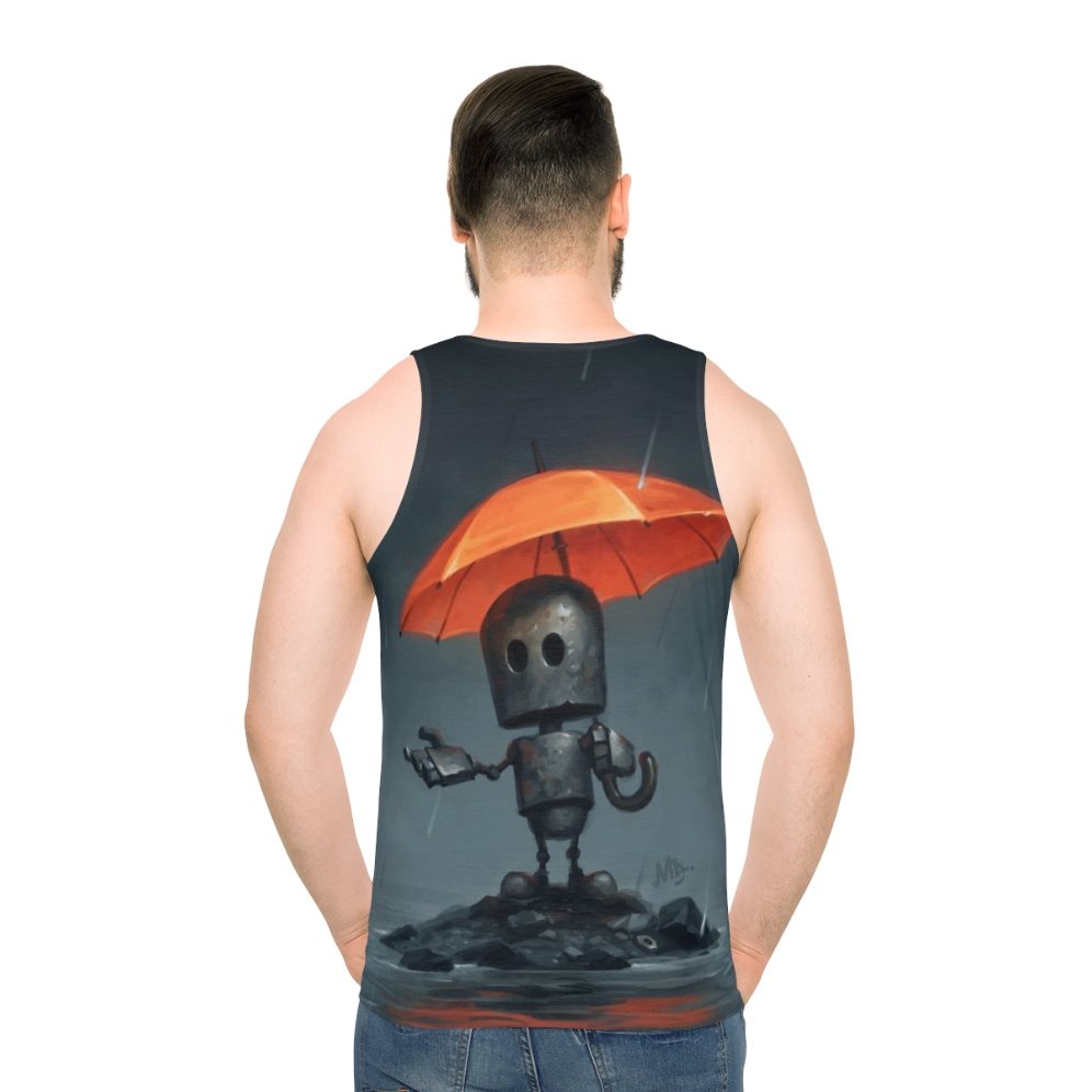 Rainy season unisex tank top