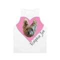 Ralphie Joe Valentines Day Unisex Tank Top for Dog Lovers