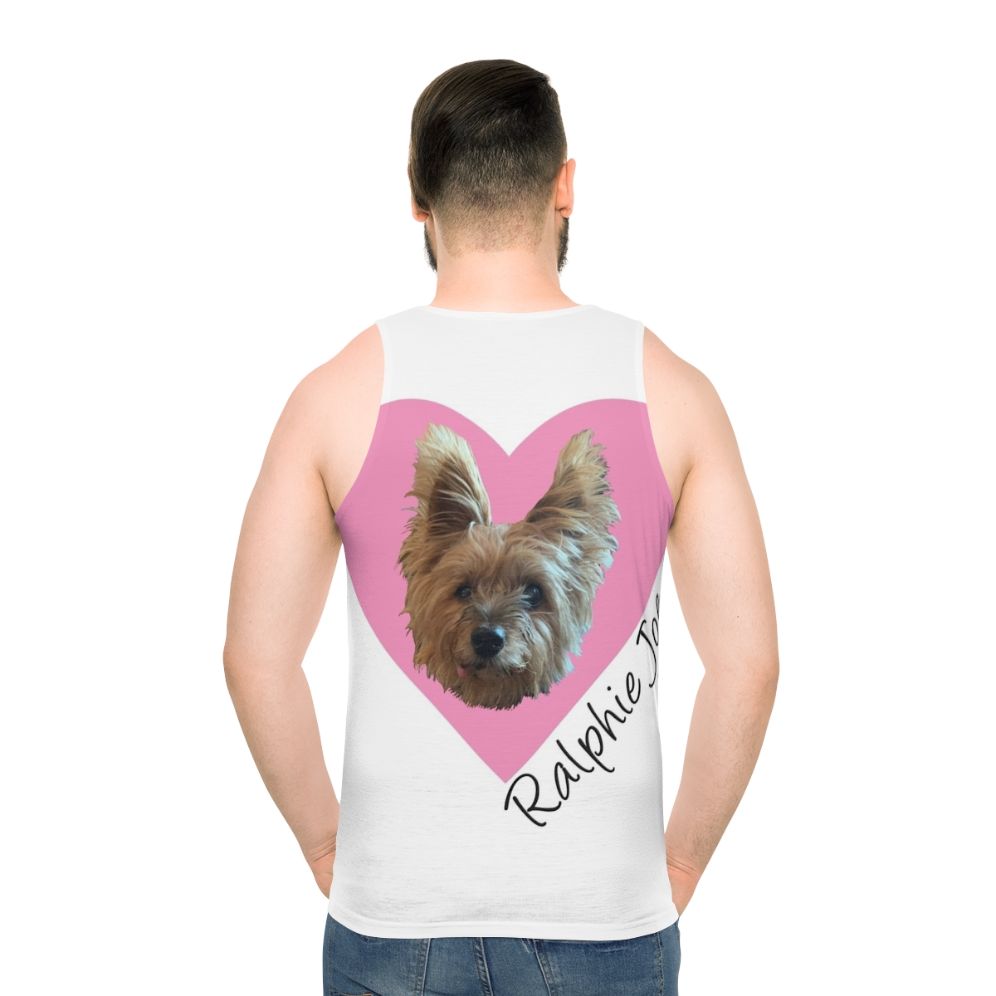Ralphie Joe Valentines Day Unisex Tank Top for Dog Lovers