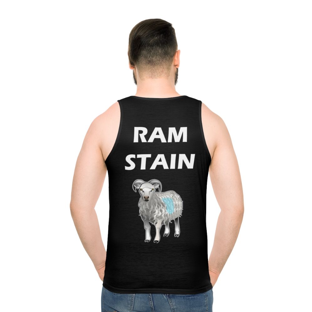 Rammstein-inspired funny unisex tank top