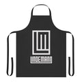Rammstein-inspired t-shirt apron with band logo and graphic design