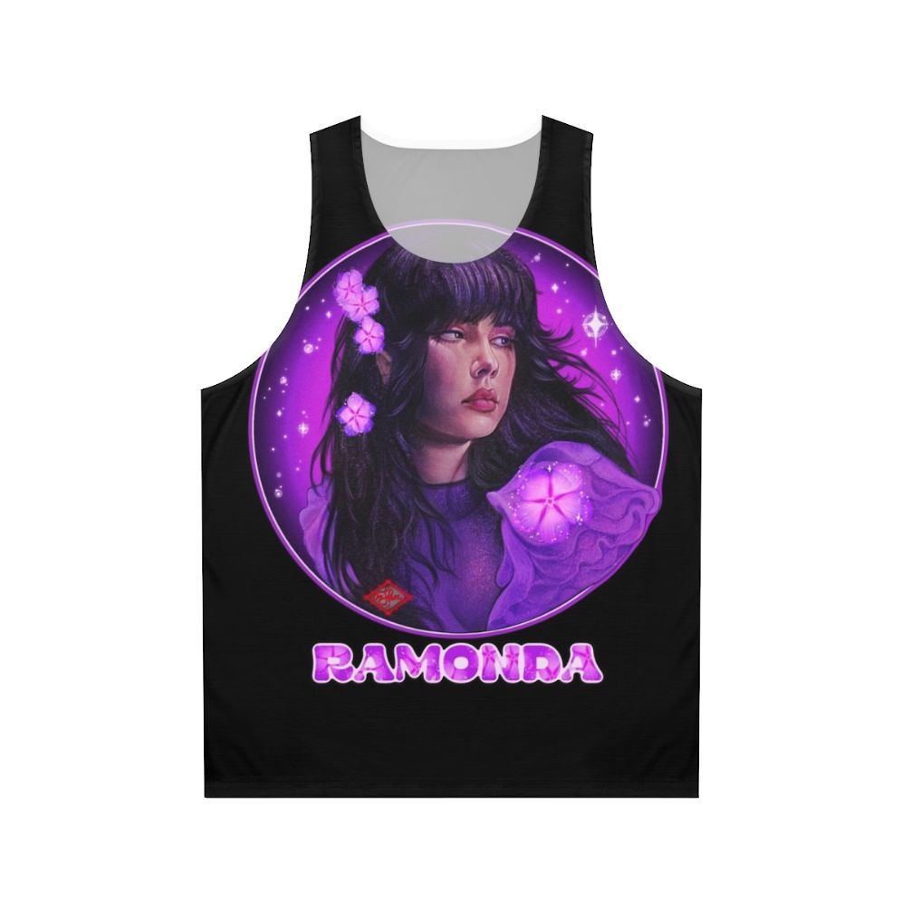 Ramonda Unisex Purple Tank Top