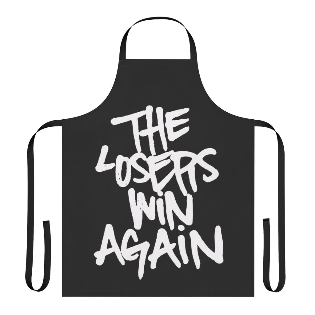 Slumerican-inspired apron featuring rap music and artist imagery