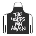 Slumerican-inspired apron featuring rap music and artist imagery