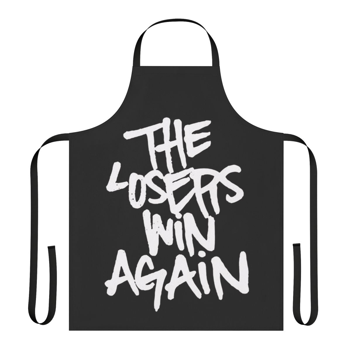 Slumerican-inspired apron featuring rap music and artist imagery
