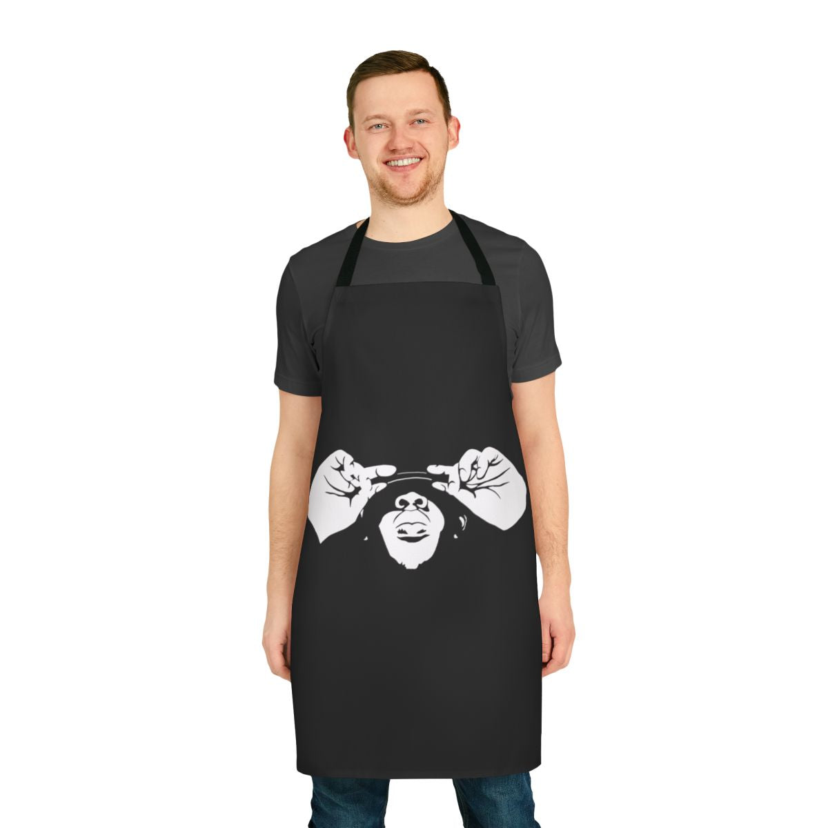 Rap-themed urban-style apron with inspirational quotes and imagery