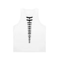 Raptor silhouette black tank top