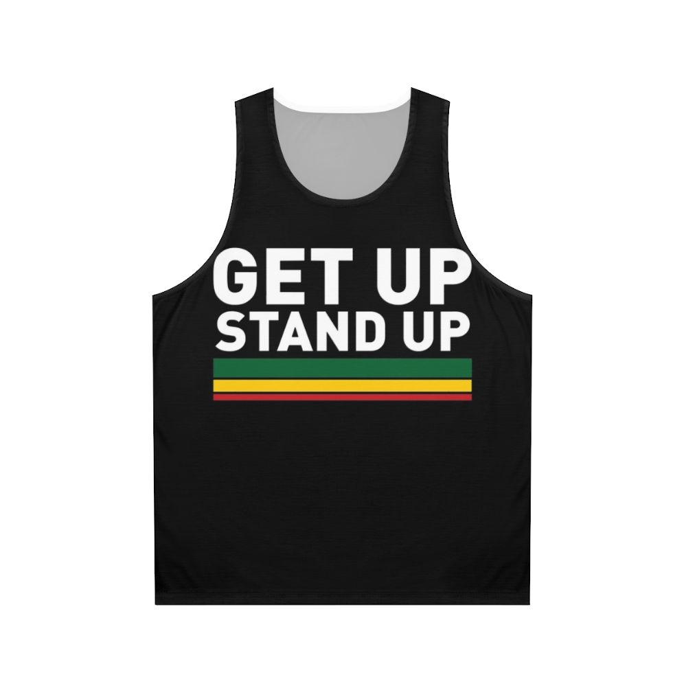 Rasta Lion Roots Rock Reggae Unisex Tank Top
