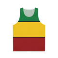 Rasta Stripes Unisex Tank Top