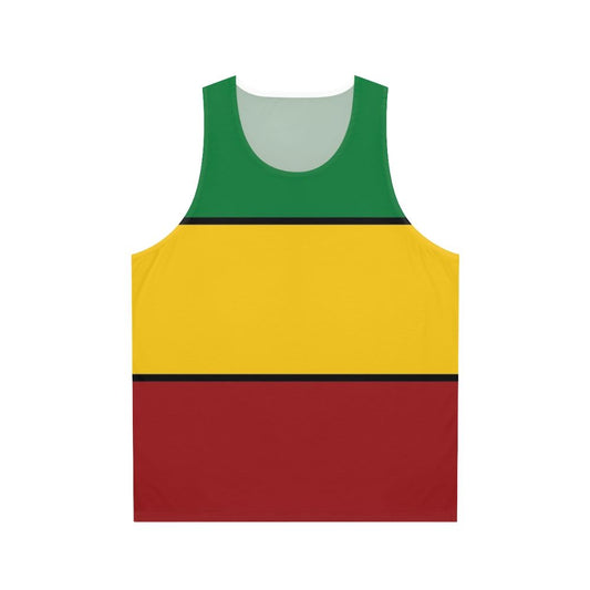 Rasta Stripes Unisex Tank Top