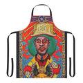 Rastafarian-themed apron featuring the artwork and design of Midnite and Vaughn Benjamin