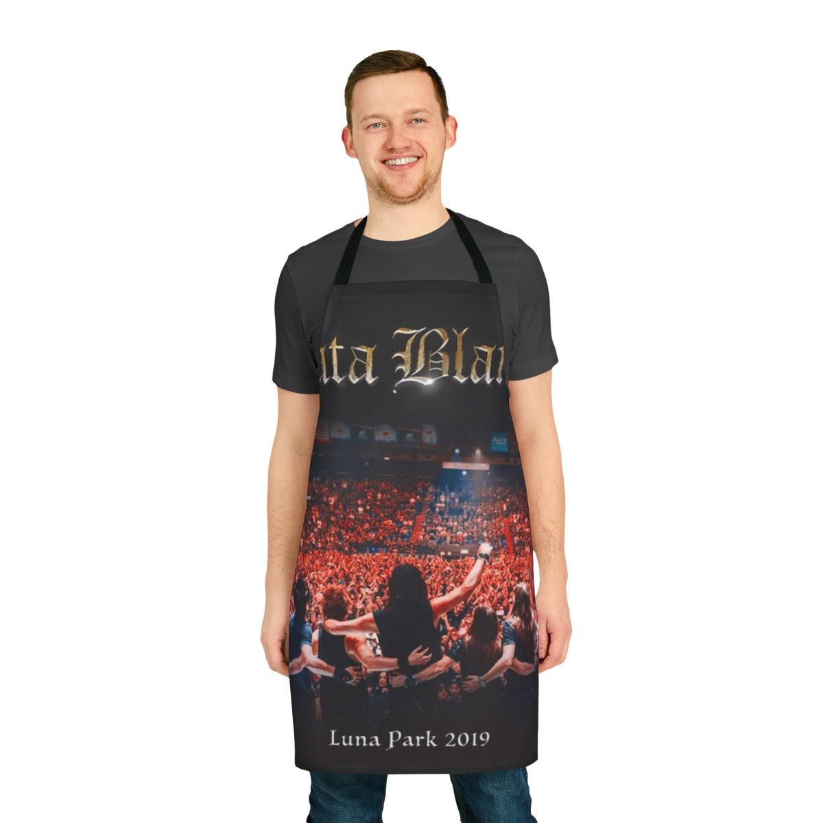 Rata Blanca inspired heavy metal concert apron