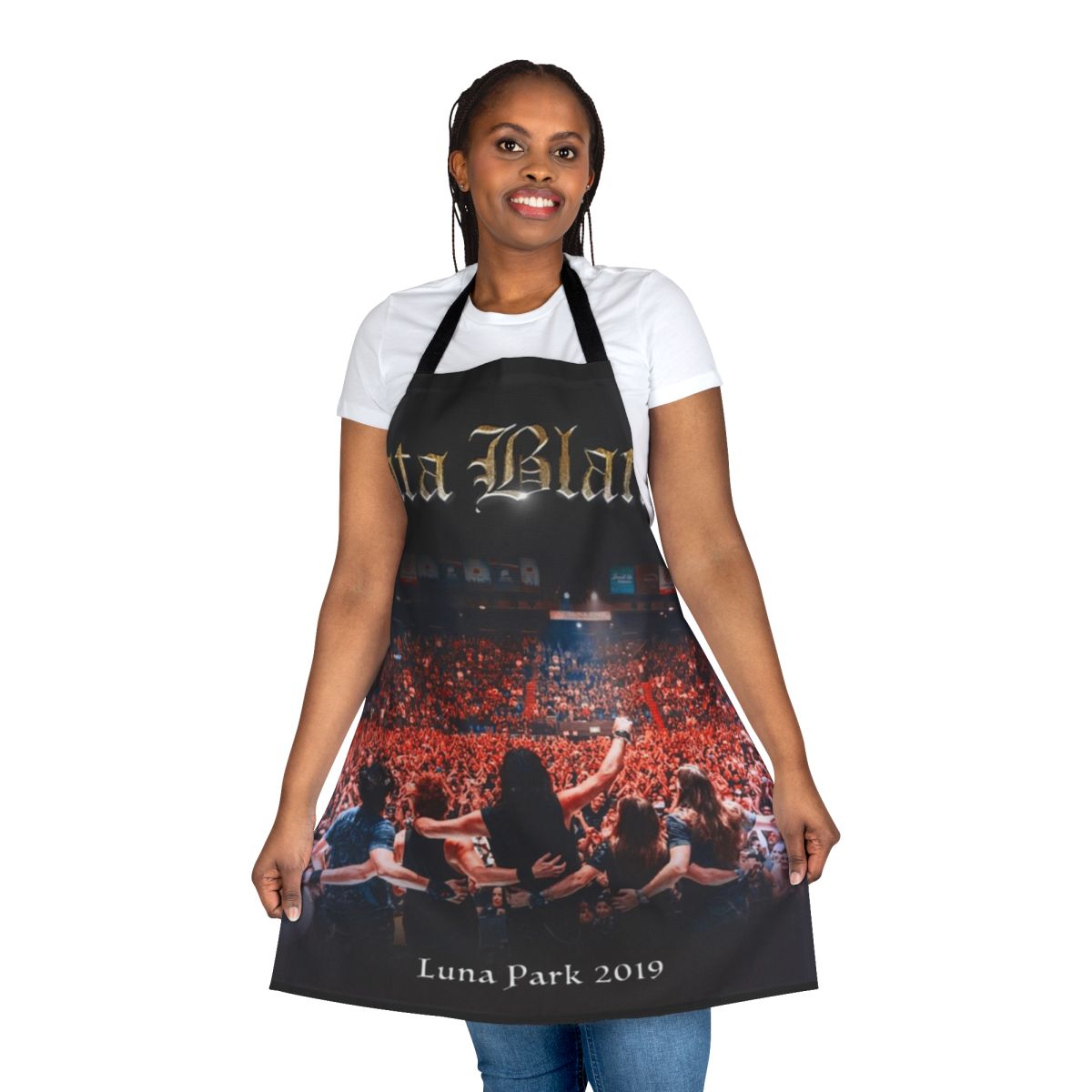 Rata Blanca inspired heavy metal concert apron