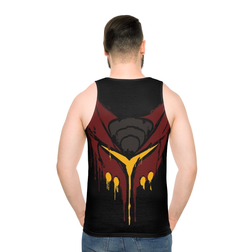 Ratchet Deadlocked Orange Stencil Unisex Tank Top