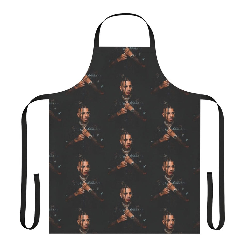 Rauw Alejandro Inspired Apron with Music Design