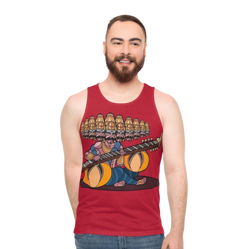 Ravana's Veena Mythological Music Unisex Tank Top