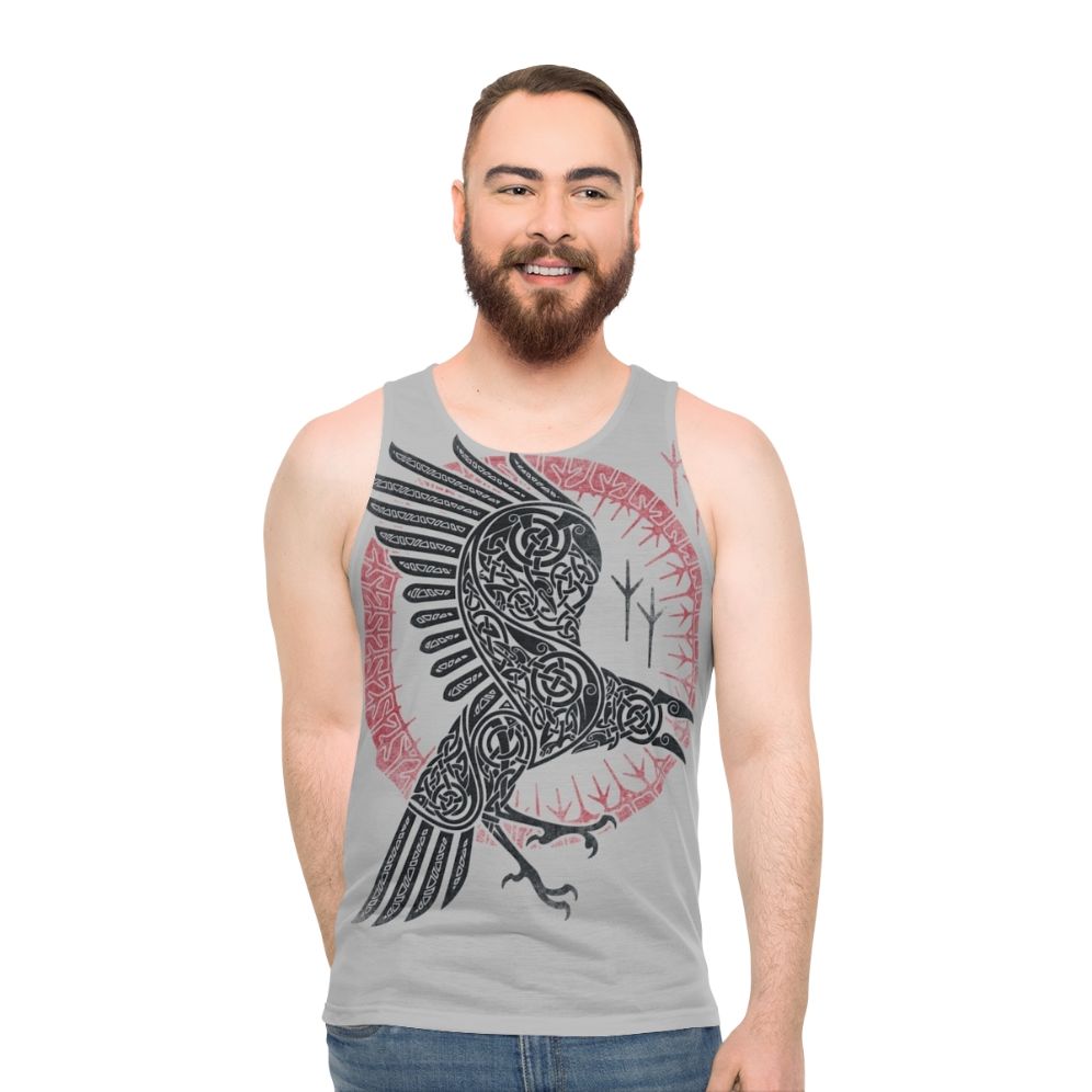 Raven Unisex Tank Top with Scandinavian Inspired Design