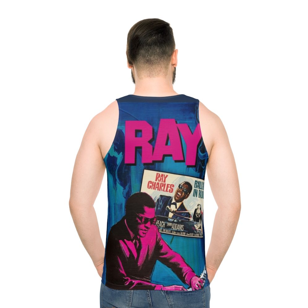 Ray Charles Ballad in Blue Unisex Tank Top