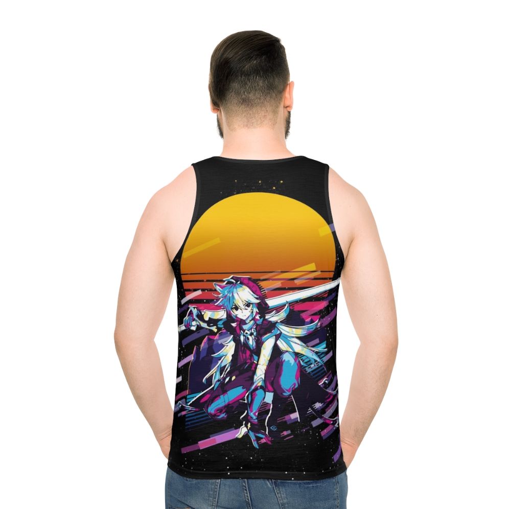 Razor Genshin Impact 80s Retro Unisex Tank Top