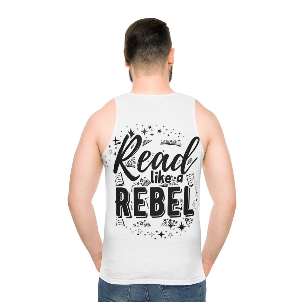 Read Like a Rebel Unisex Graphic Tank Top