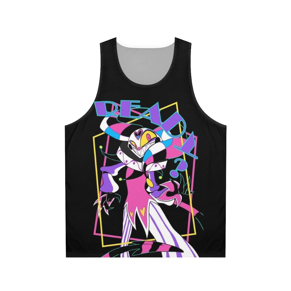 Unisex tank top with "Ready For A Good Time" slogan
