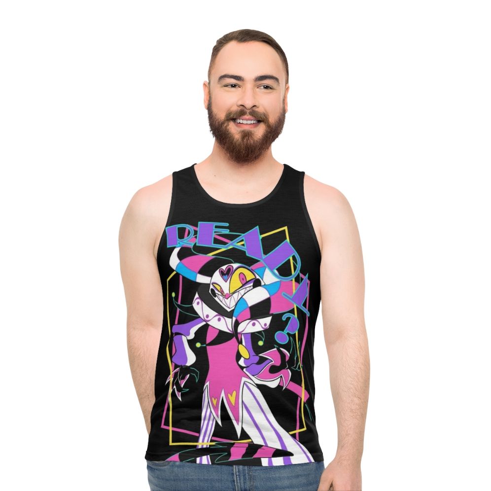 Unisex tank top with "Ready For A Good Time" slogan