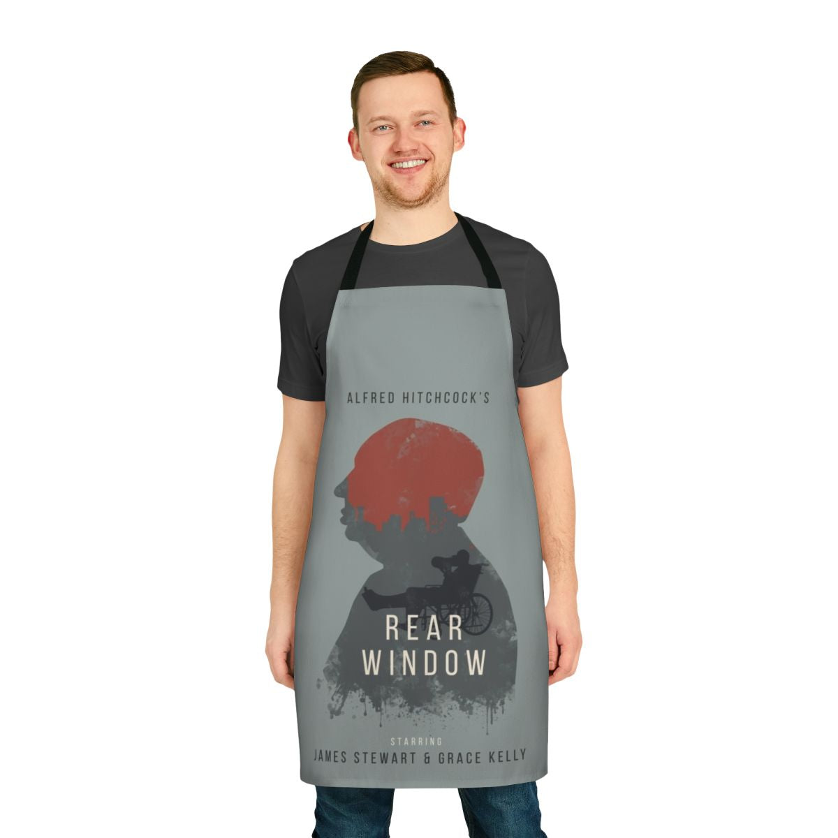 Rear Window Inspired Apron - Classic Hitchcock Movie Design
