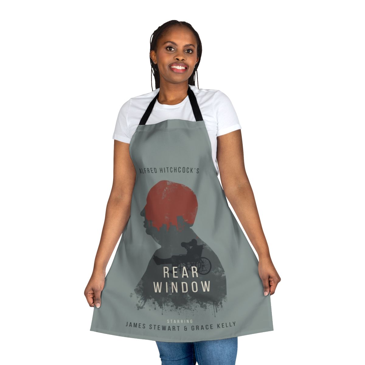 Rear Window Inspired Apron - Classic Hitchcock Movie Design
