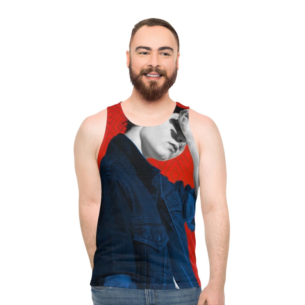 Rebel 1 Unisex Pop Art Portrait Tank Top