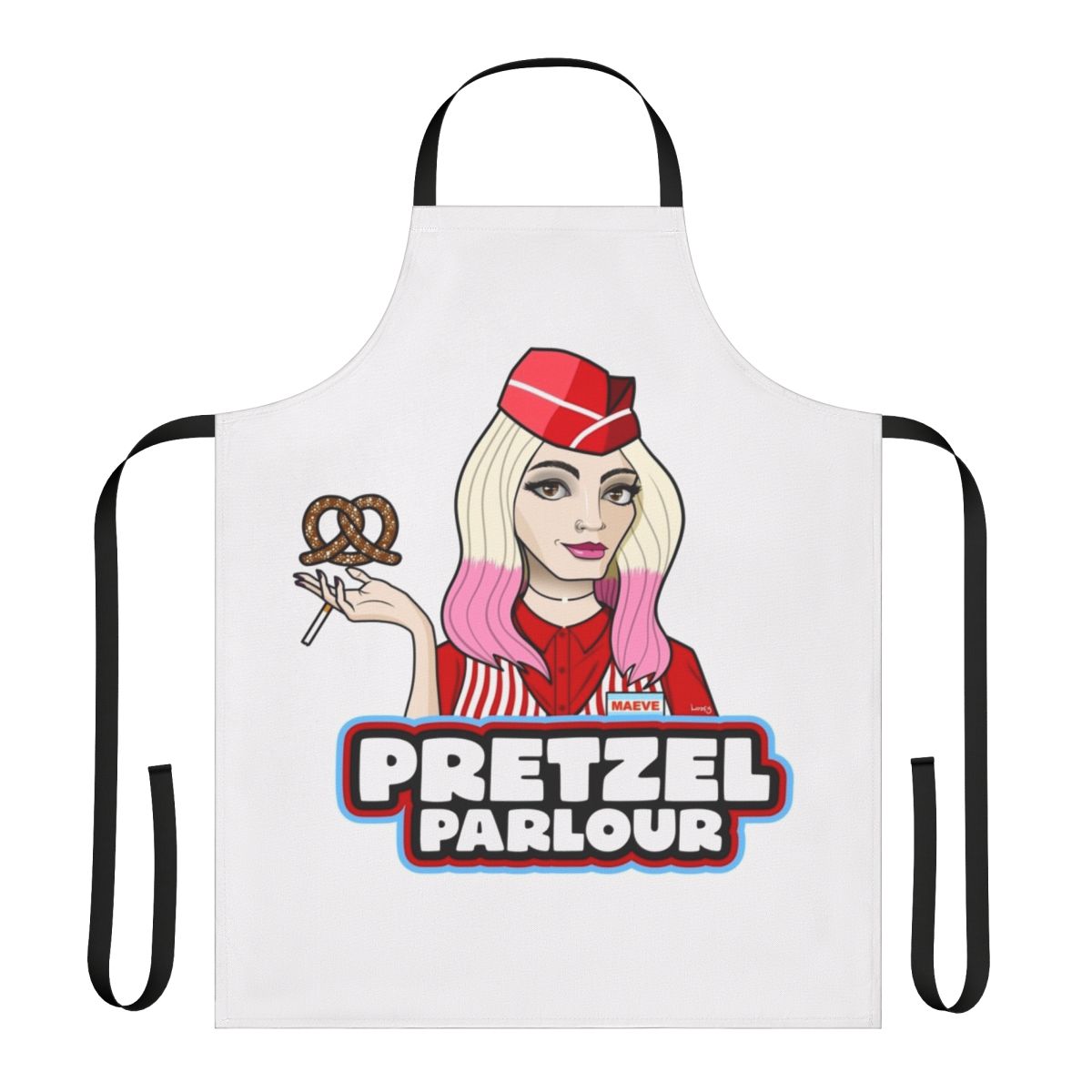 Stylish and durable apron inspired by Maeve Wiley's character from the Netflix series Sex Education