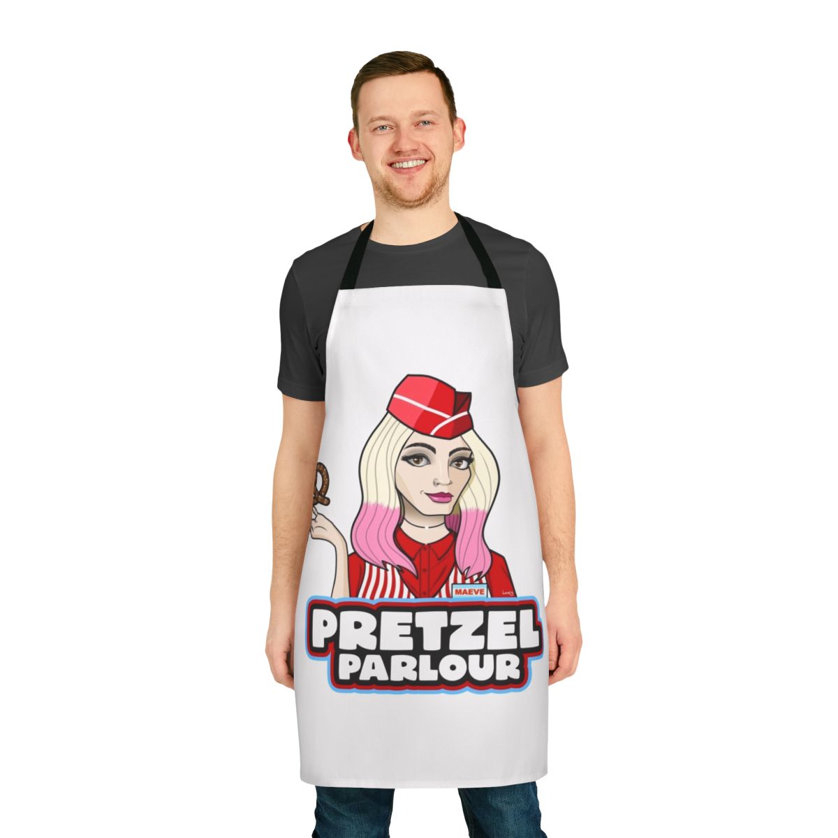 Stylish and durable apron inspired by Maeve Wiley's character from the Netflix series Sex Education