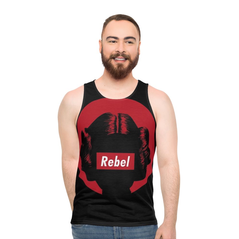 Rebel Unisex Star Wars Princess Leia Rogue One Tank Top