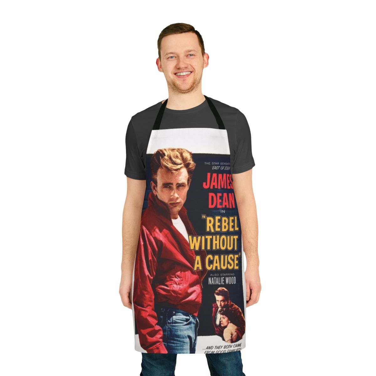 Rebel Vintage Apron featuring a classic film and movie inspired design