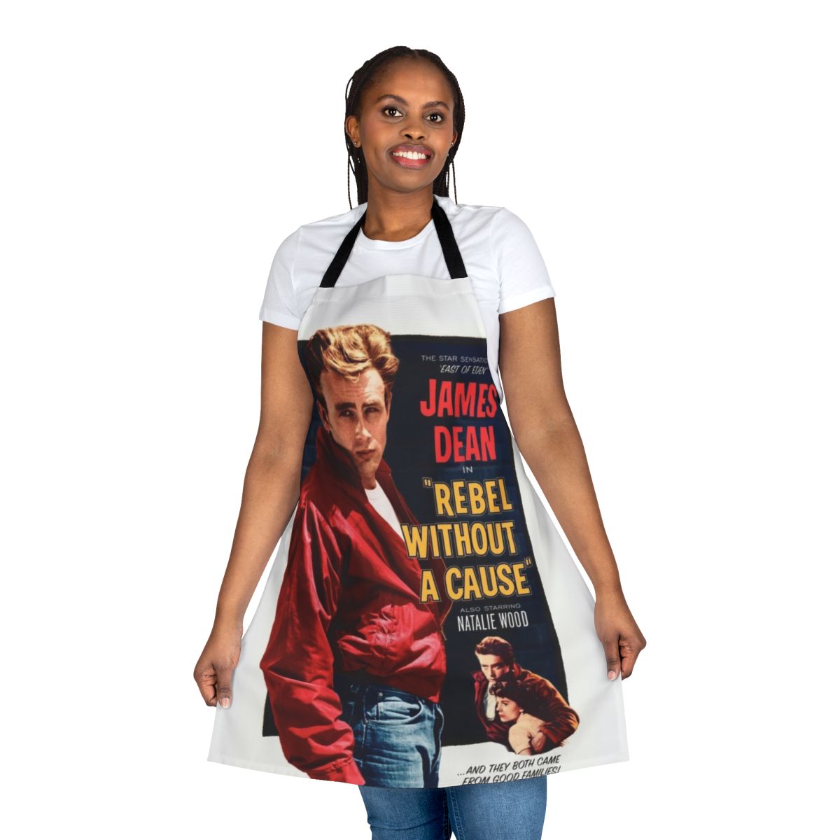 Rebel Vintage Apron featuring a classic film and movie inspired design
