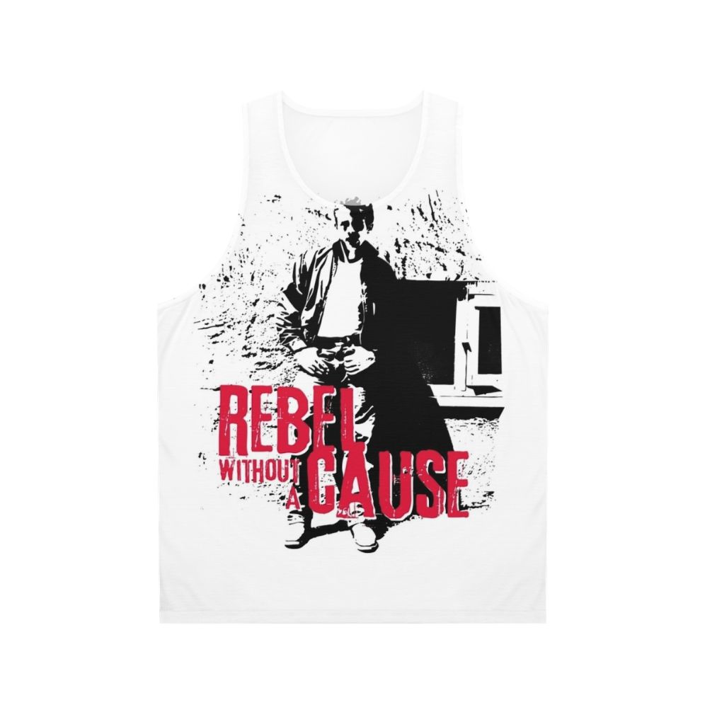 Vintage "Rebel Without a Cause" unisex tank top featuring James Dean