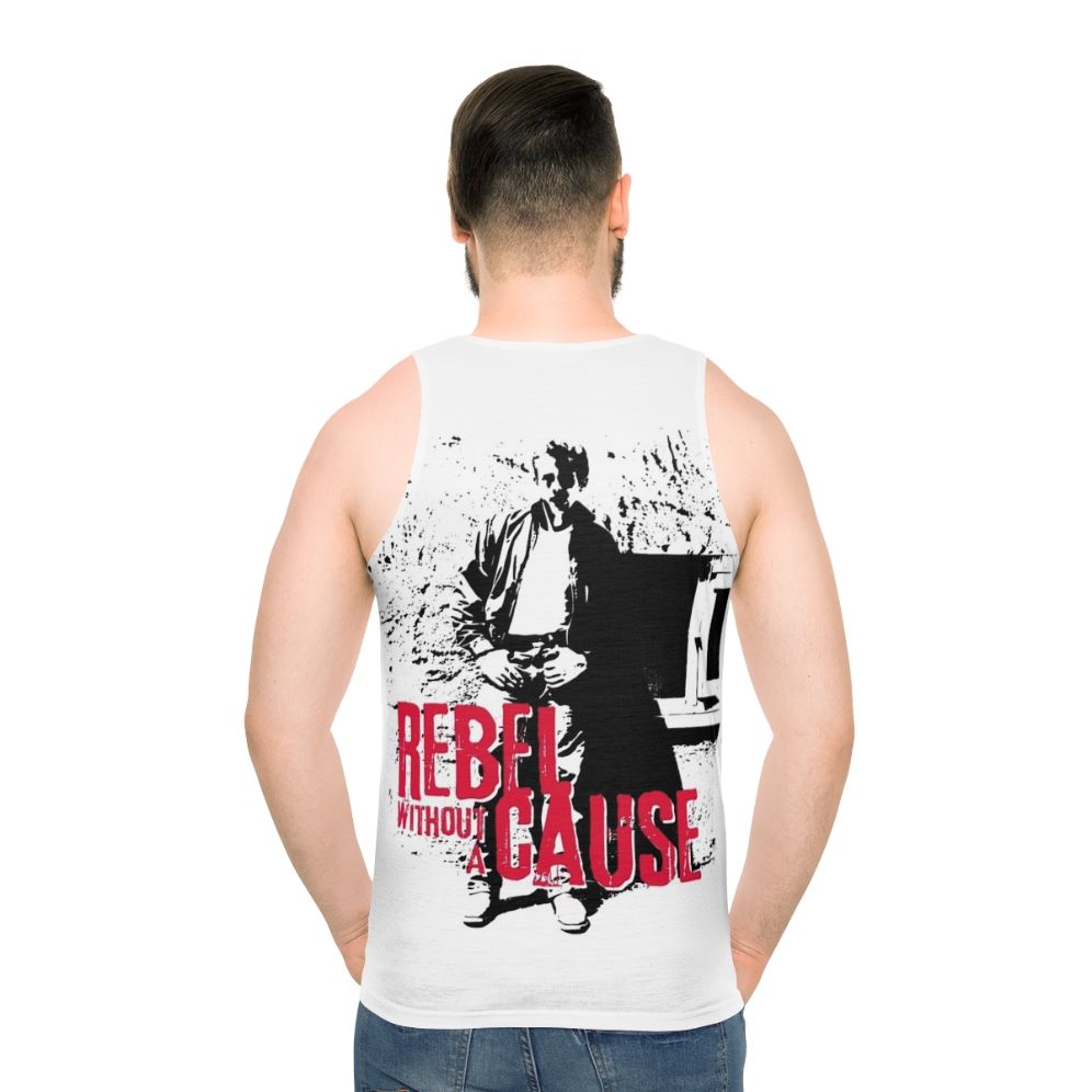 Vintage "Rebel Without a Cause" unisex tank top featuring James Dean