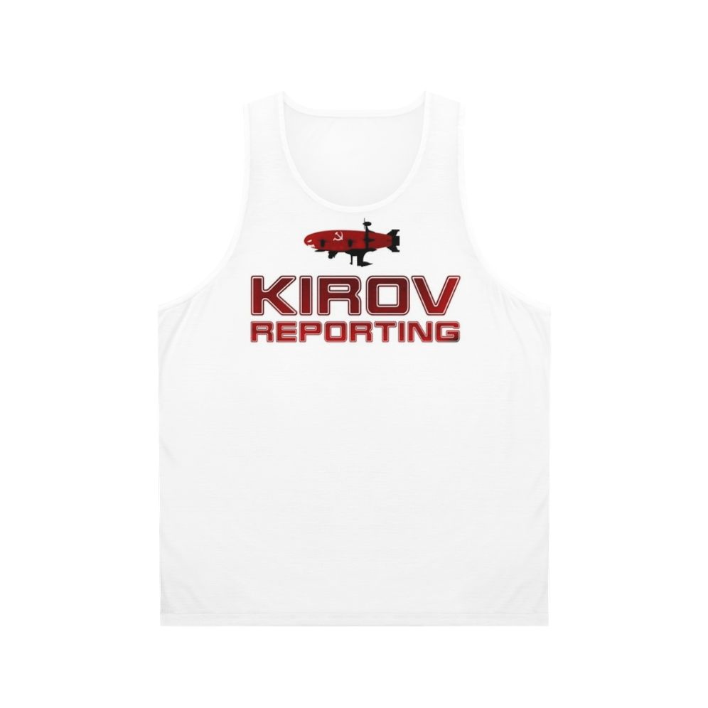 Red Alert Soviet Military Unisex Tank Top