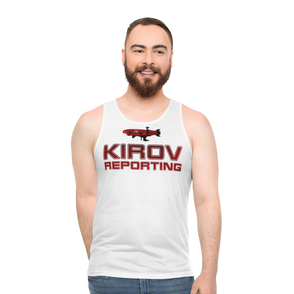 Red Alert Soviet Military Unisex Tank Top