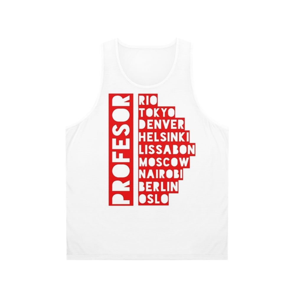 Red "Bella Ciao" Unisex Money Heist Tank Top