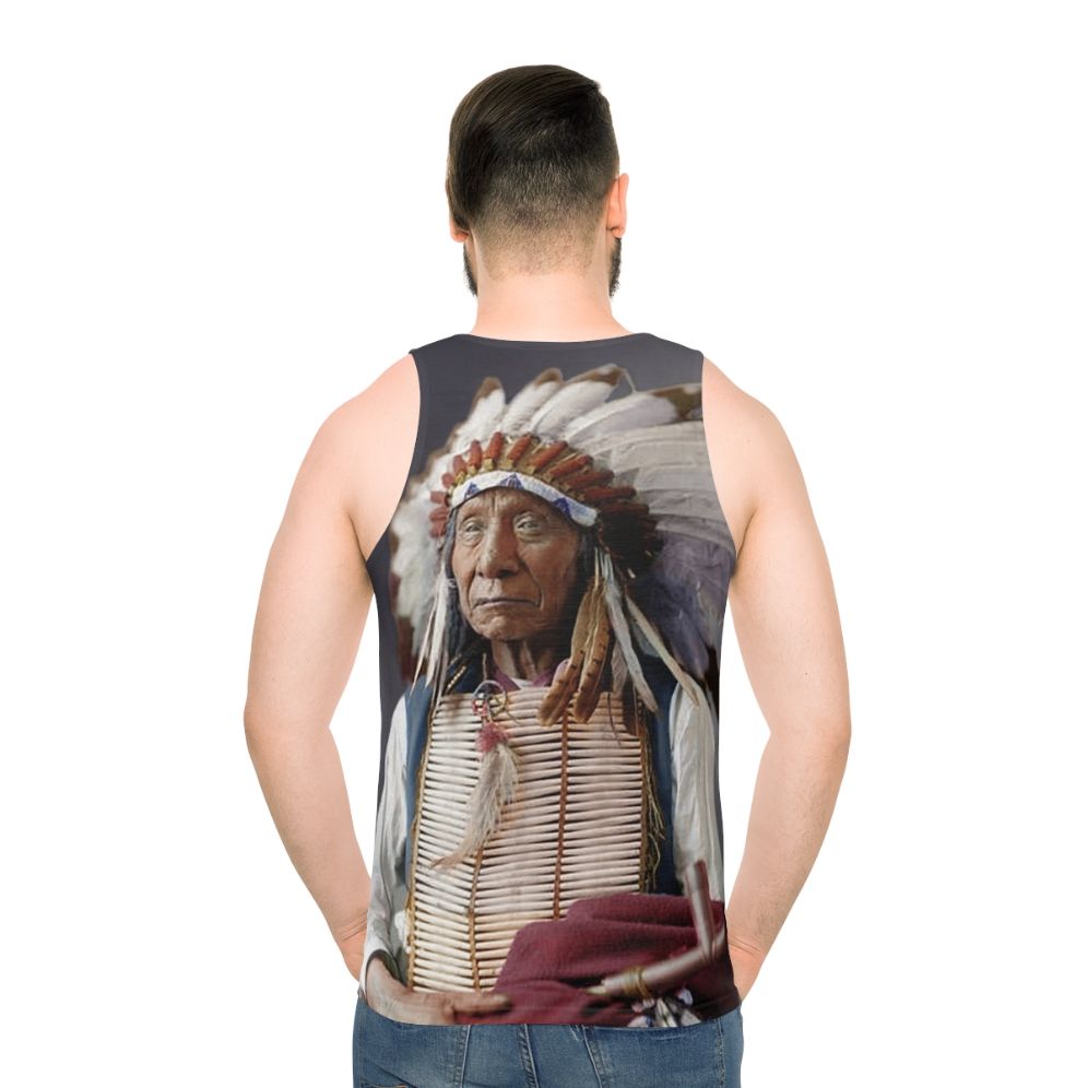 Red Cloud Mahpiya Luta Lakota Native American Unisex Tank Top