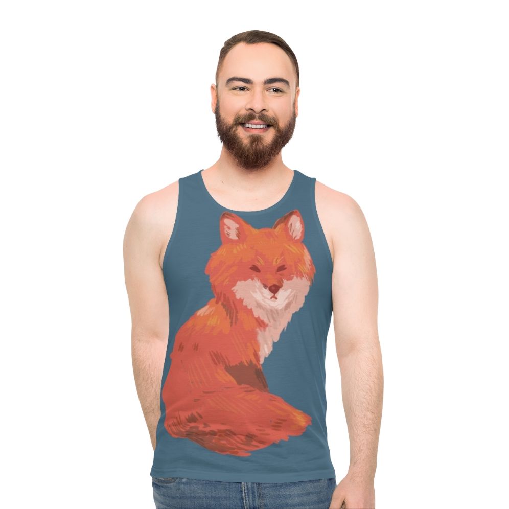 Unisex Red Fox Tank Top
