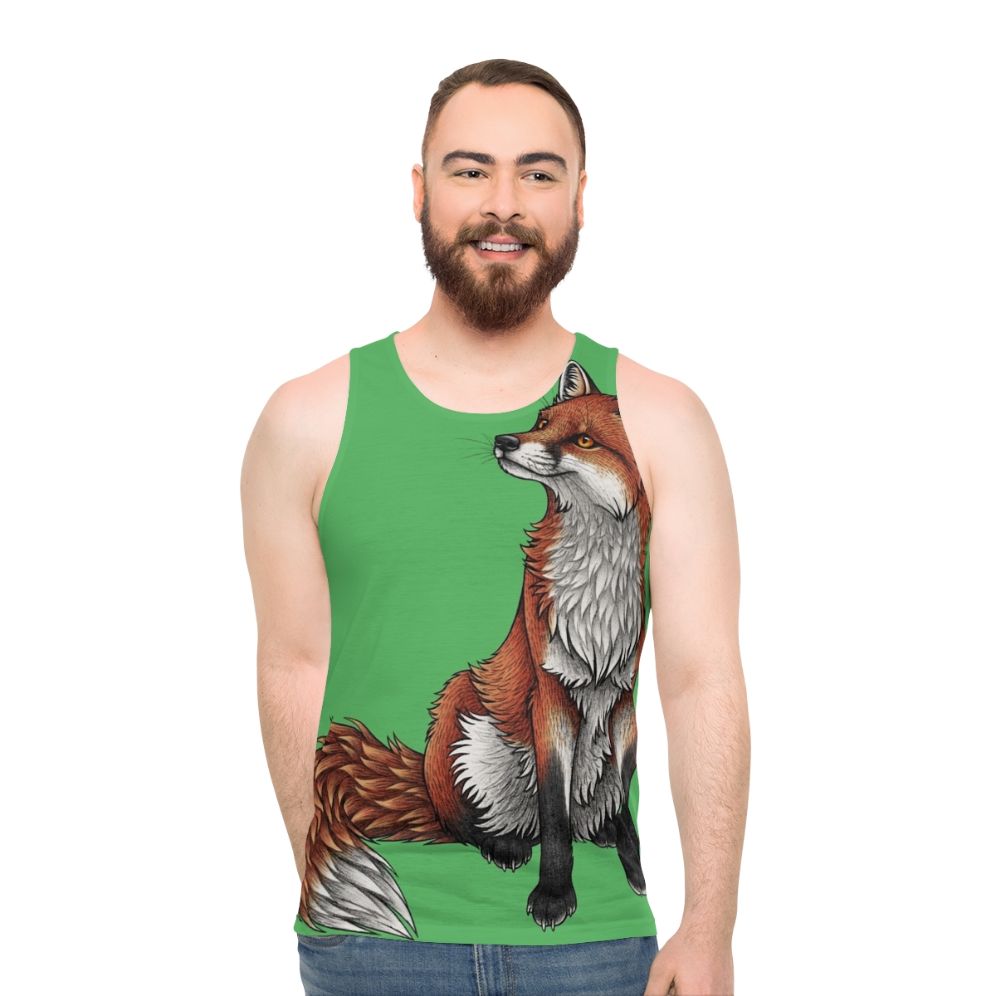 Red Fox Unisex Tank Top