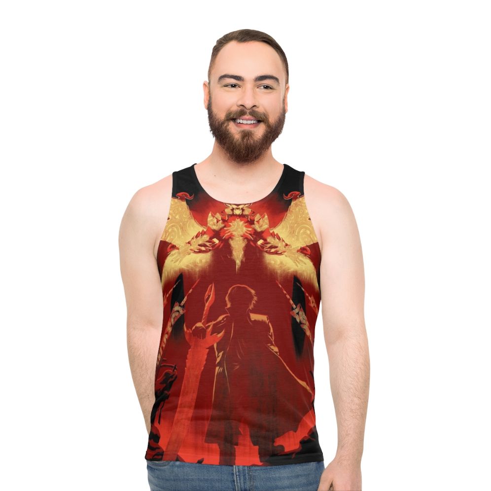 Unisex Red Hunter Tank Top