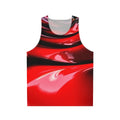 Red Latex Unisex Tank Top